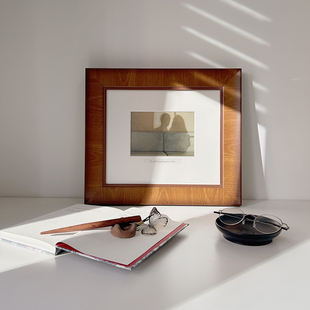 WANT 饰画客厅百搭小众高级挂画摆件边柜卧室背景墙水彩画 U中古装