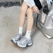 女百搭厚底轻便运动休闲鞋 她菲娅2026春欧货新款 真皮老爹鞋 19228