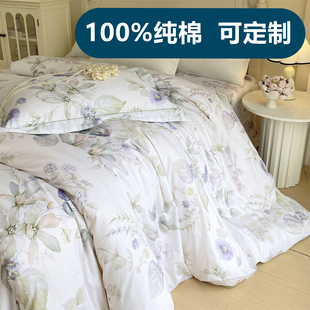 60s支纯棉被套100全棉被罩单件200x220x230x240x250定制四件套248