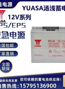YUASA汤浅蓄电池12V消防UPSEPS