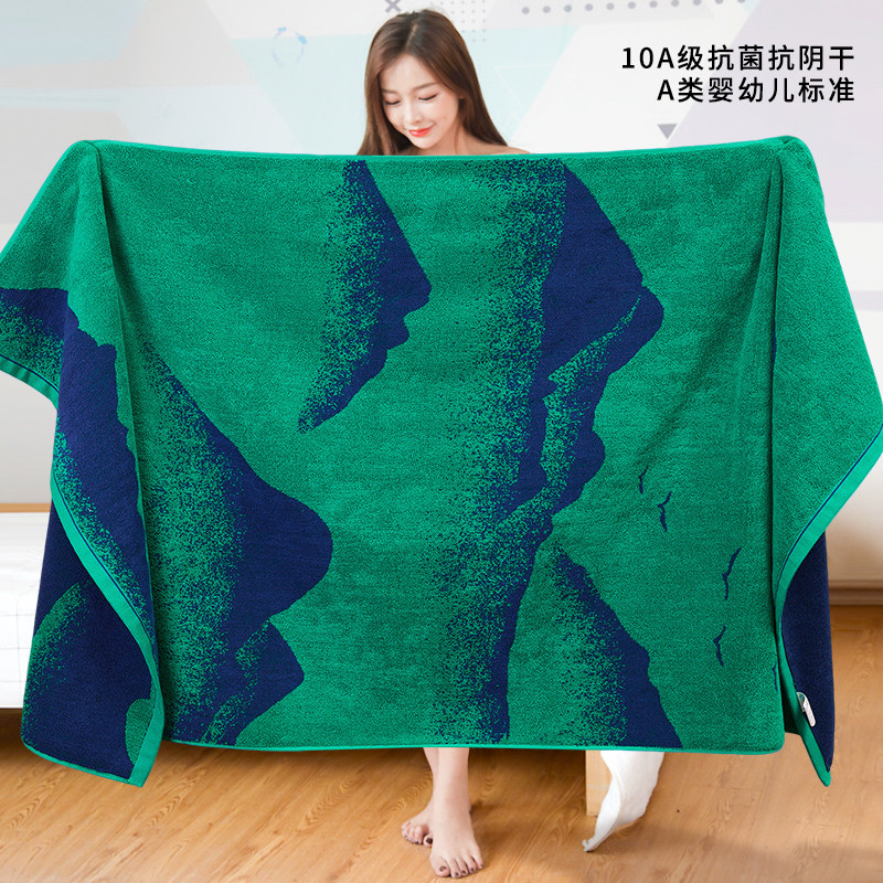 10A抗菌纯棉浴巾男士专用成人吸水大毛巾全棉男女洗澡裹巾不掉毛,居家布艺,浴巾,淘宝优惠券,粉丝福利购,淘宝优惠卷