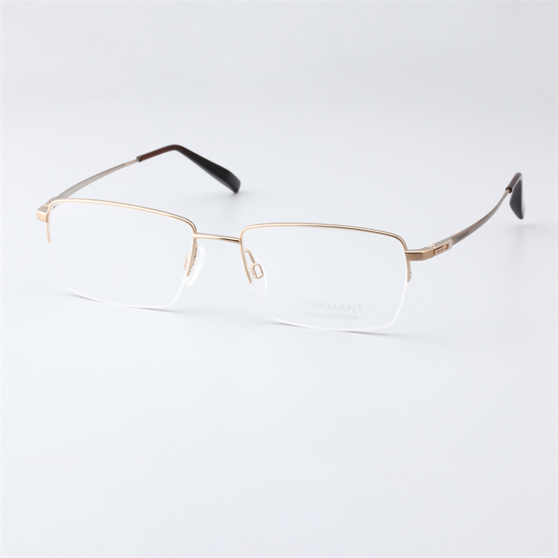 品牌特价商务系列半框眼镜