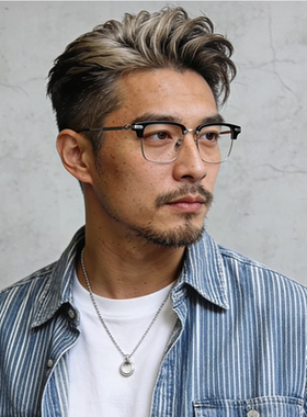 新款CHARMANT 夏蒙Z钛眼镜架男商务低调钛半框方框镜架 ZT27129