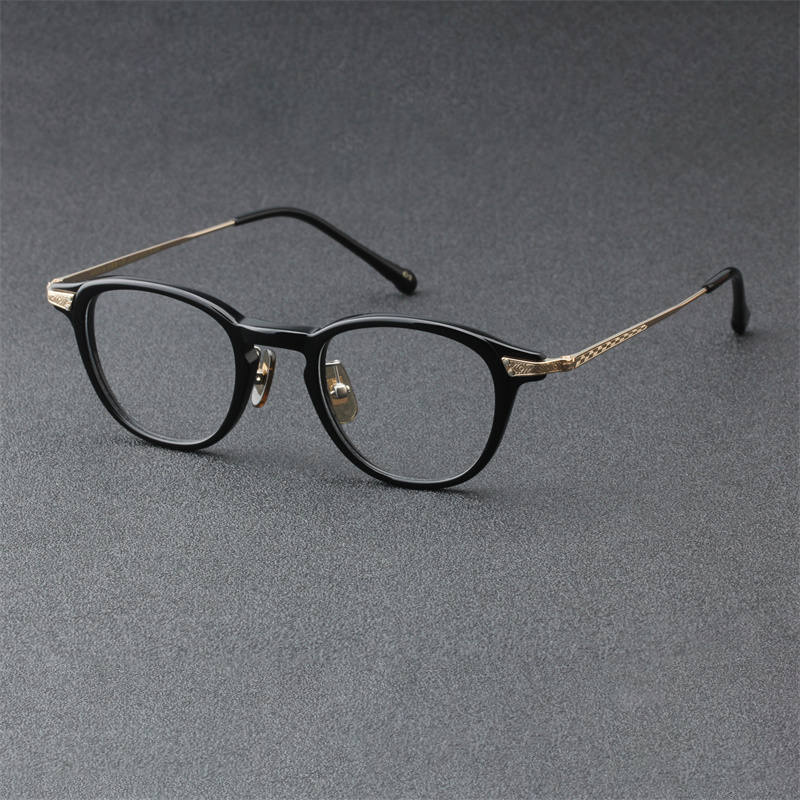 新款内藤熊八作日本手工眼镜框钛手作镜架时尚近视眼镜架N-401