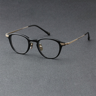 新款内藤熊八作日本手工眼镜框钛手作镜架时尚近视眼镜架N-401
