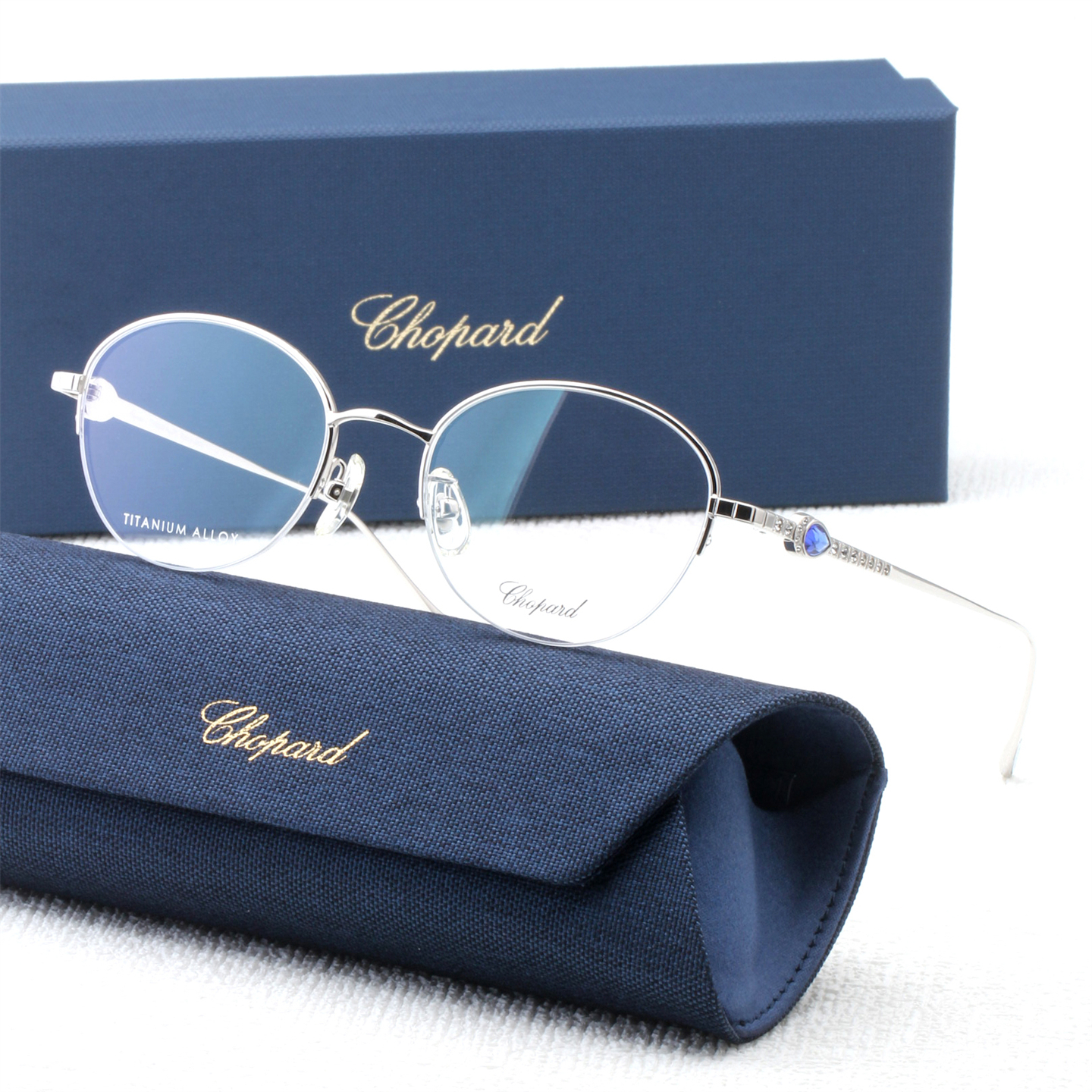 Chopard萧邦系列女款椭圆形眼镜