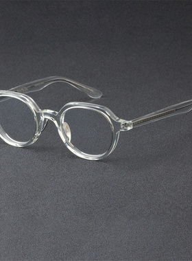 万年龟KameManNen日本新款KMN6147皇冠形框板材内嵌金属眼镜架