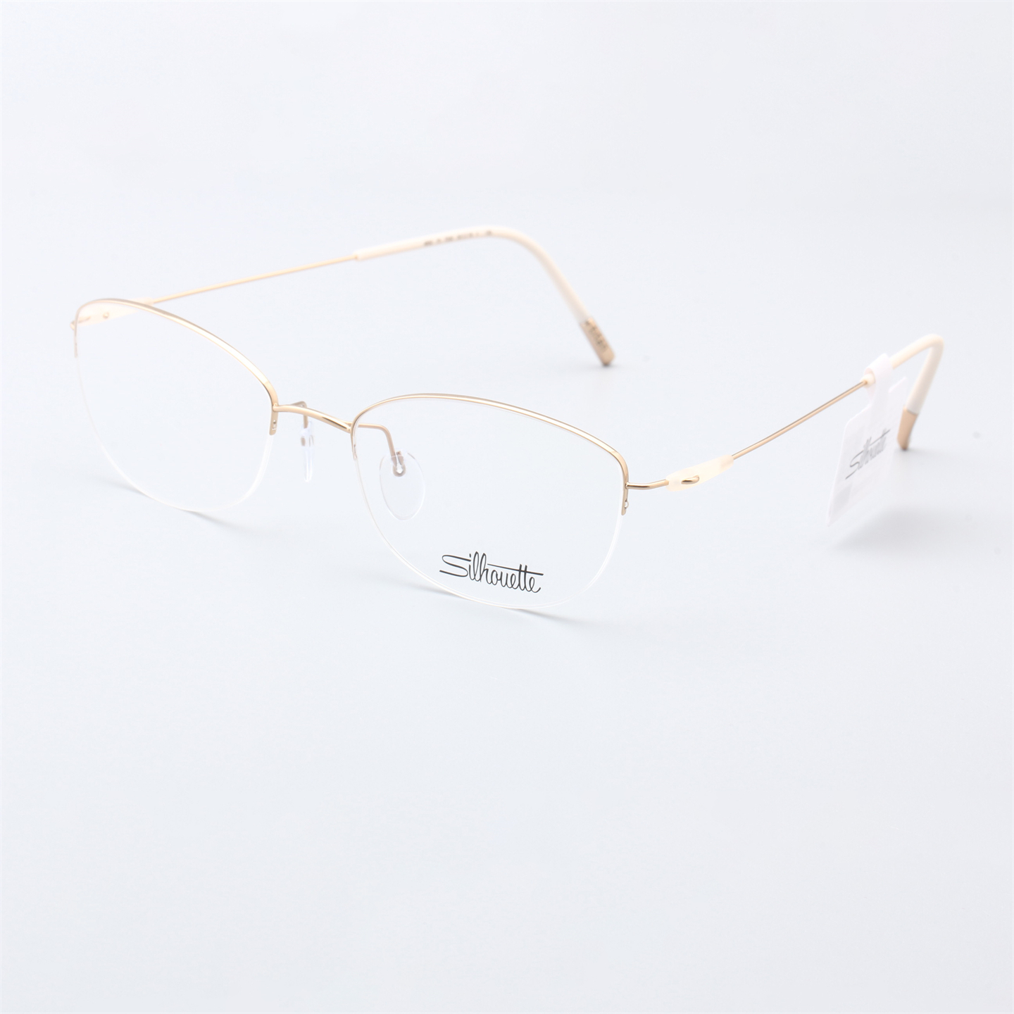 Silhouette诗乐眼镜架半框钛近视眼镜框镜架眼睛可配女士4552