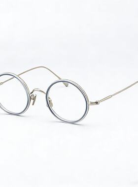 Kame ManNen 万年龟眼镜框日本圆框手工眼镜框小脸近视镜KMN-138