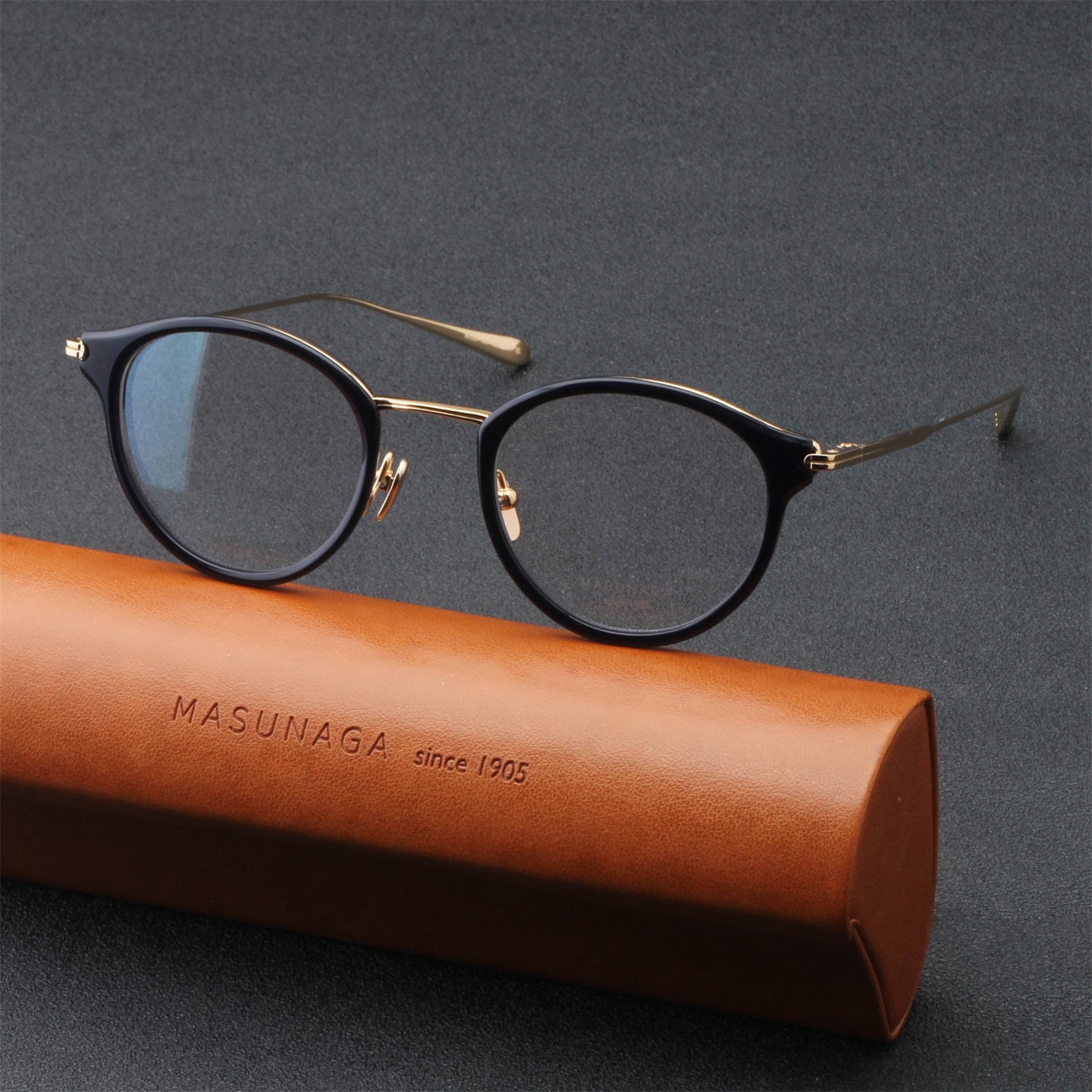 日本增永masunaga复古文艺眼镜框