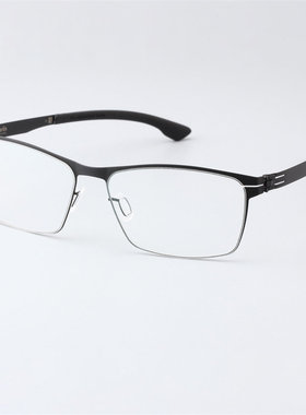 IC! BERLIN艾晰柏林眼镜架男商务方框 stuart l.超轻近视钢片眼镜