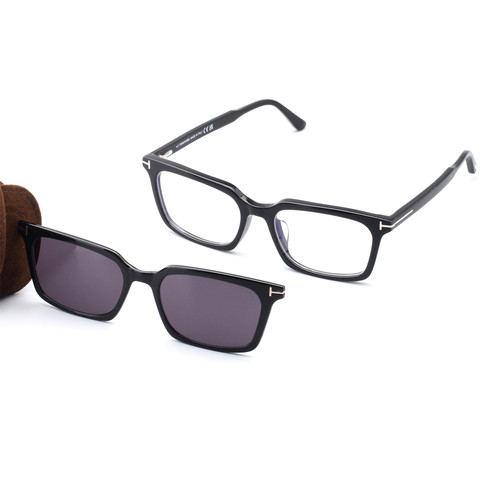新款TOM FORD汤姆福特近视套镜方框眼镜架夹片墨镜可配近视FT6153