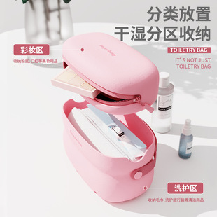 化妆包女2025新款高端立体不塌便携外出防水大容量精致可爱收纳包