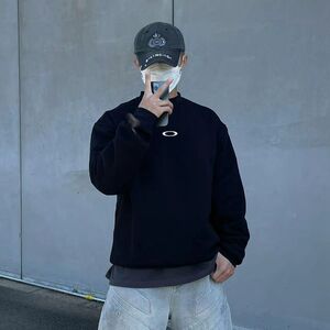 自主 Sweatshirt 00S美式复古潮流卫衣 cleanfit圆领套头卫衣