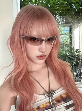 26新款墨镜高级感半框Y2K复古先锋猫眼太阳眼镜防紫外线骑行户外