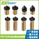 3DSWAY 火山PETG不沾料 MK8 3d打印机配件 铁氟龙涂层黄铜喷嘴E3D