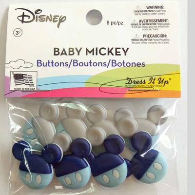 迪士尼新款装饰衣服纽扣手机壳