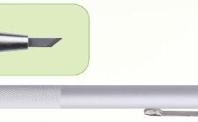 DIY橡皮章工具 45°白色伸缩式笔刀 笔形雕刻美工刀 附刀片HK-615