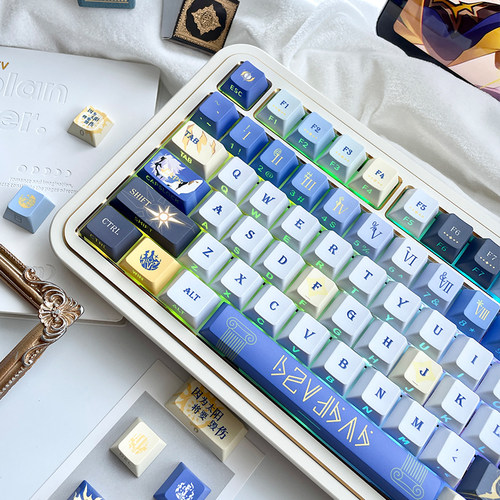 白厄主题热升华PBT键帽