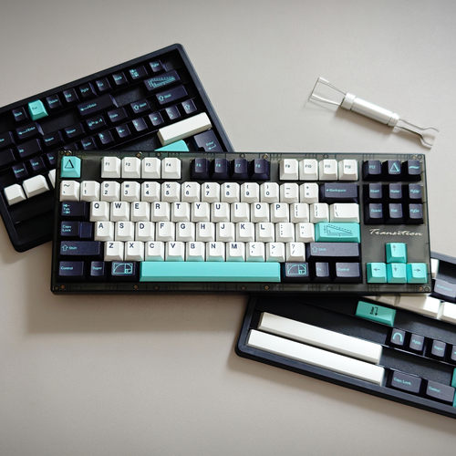 金熙GMK CYL Delta主题热升华原厂机械键盘键帽客制化黑白大全套