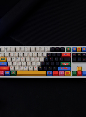 金熙母题GMK CYL Motif主题热升华原厂机械键盘键帽客制化彩色