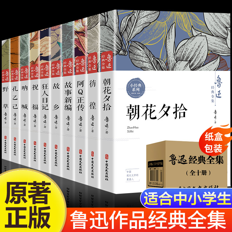 全10册鲁迅全集原著正版六七年级必读书初中课外阅读书籍 朝花夕拾狂人日记故乡呐喊彷徨阿Q正传孔乙己小说经典作品集杂文集初中生属于什么档次？