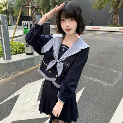 【沧澜】原创JK水手服正版基础款制服学院风班校服套装日系水手装