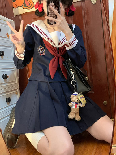 校供水手服高级校供学生校服