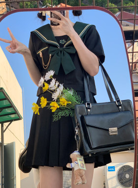 日系校供青琅轩日常百搭水手服