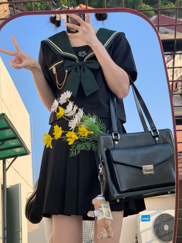 日系校供青琅轩日常百搭水手服