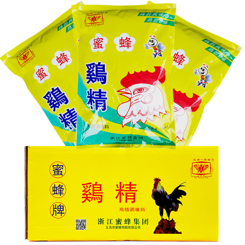 蜜蜂牌鸡精调味料一整箱908克袋装正宗鲜精1000g大袋商用官方正品