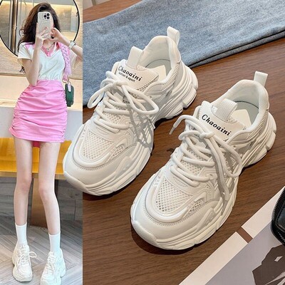 老爹鞋女夏季百搭跑步鞋小白鞋