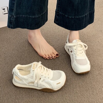 厚底包头运动凉鞋女夏网鞋阿甘鞋