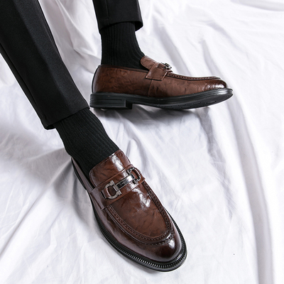 新款休闲皮鞋懒人韩版潮流