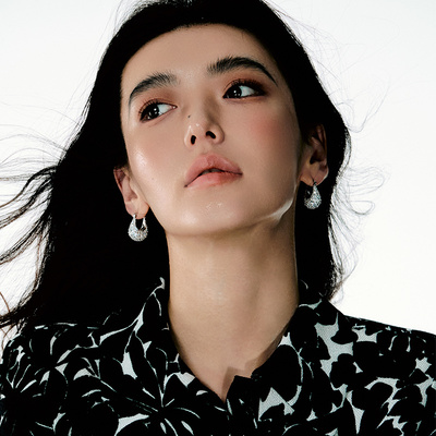 newmoon/弦月慧光/满天星耳饰