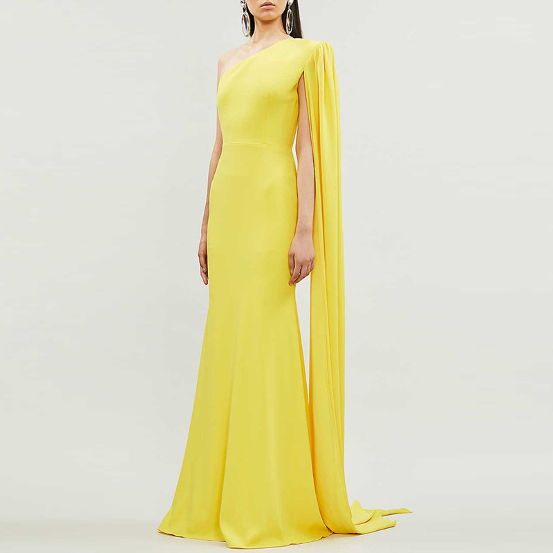 气质晚礼服高端大气女2025新款长款连衣裙年会主持派对鱼尾优雅装