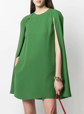 绿色小礼服2025新款时尚气质晚礼服短款高端时尚连衣裙生日派对女