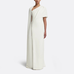 优雅晚礼服气质长裙高端大气舞台主持演出服女走秀红毯妈妈连衣裙