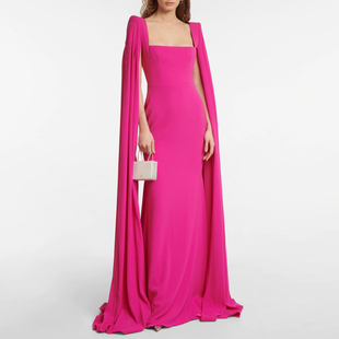 宴会晚礼服2025新款高端大气舞台主持人女生演出服独唱长款年会女