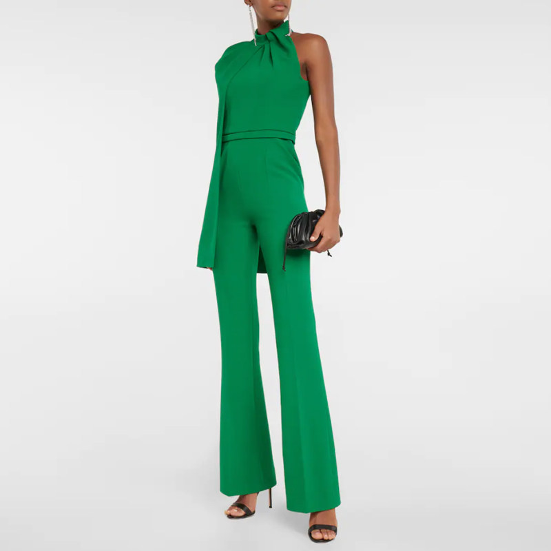 优雅晚礼服长款气质2023新款公司年会晚宴派对生日妈妈婆婆连体裤