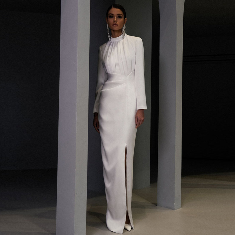 气质年会晚礼服长款女2024新款优雅气质宴会妈妈装连衣裙高级质感