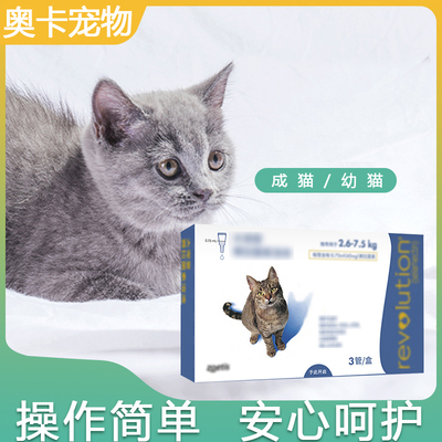 宠物用品宠爱一生猫咪保护套装每月一次安全放心家养用品