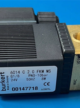 西克麦哈克6041215  宝德两位三通电磁阀6014C 00147718