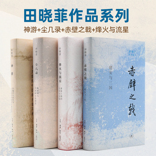 田晓菲 田晓菲作品系列 神游 全套4册 书 文化研究 尘几录 中古世界 赤壁之戟 理论 烽火与流星 作品集 再现文学与历史构建过程