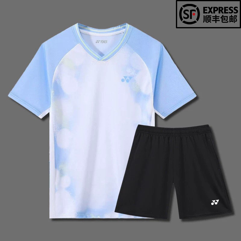 新款尤尼克斯羽毛球服速干透气男女网球衣定制运动yy比赛队服套装
