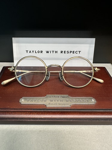 Taylor with respect日本手工镜架phl复古圆框近视眼镜全框钛架