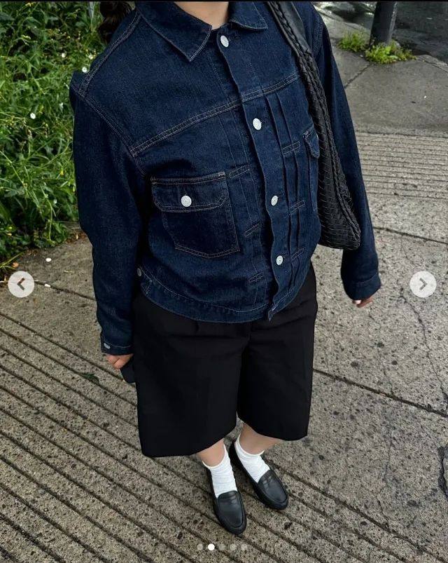 日本贵牌原单剩余，女士牛仔外套，纯棉厚实牛仔外套，单口袋设计