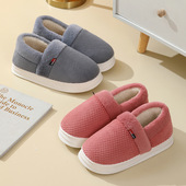防滑保暖室内家居家用加厚毛绒月子鞋 棉拖鞋 女秋冬包跟2026年新款