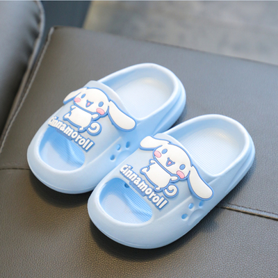拖鞋夏季女童厚底卡通公主家居家