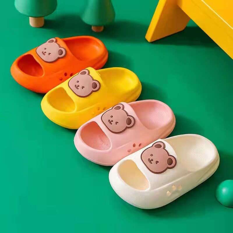 防滑室内家具小孩可爱软底厚底外穿儿童拖鞋女童男童夏季浴室洗澡